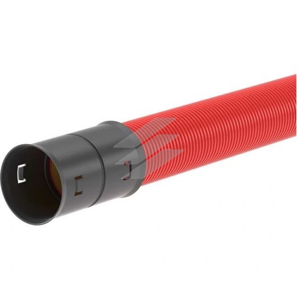Труба посилена двошарова, в комплекті з муфтою Ø125/107; зов./внутр., кільцева жорсткість 10,0кПа, міцність 980Н, колір червоний/жовтий. Довжина 6м, ДКС