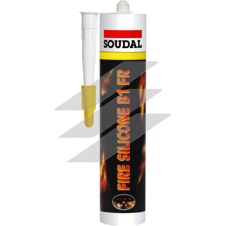 Герметик вогнестійкий Silicone B1 FR 310 мл, SOUDAL