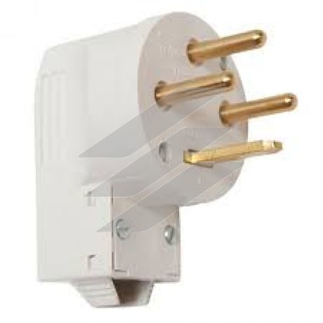 Вилка силова 3P+PE 32А боковий вихід, Legrand