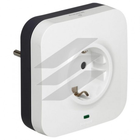 Розетка 2P+PE та 2хRJ45 з ПЗІП, Legrand Розетка 2P+PE та 2хRJ45 з ПЗІП, Legrand