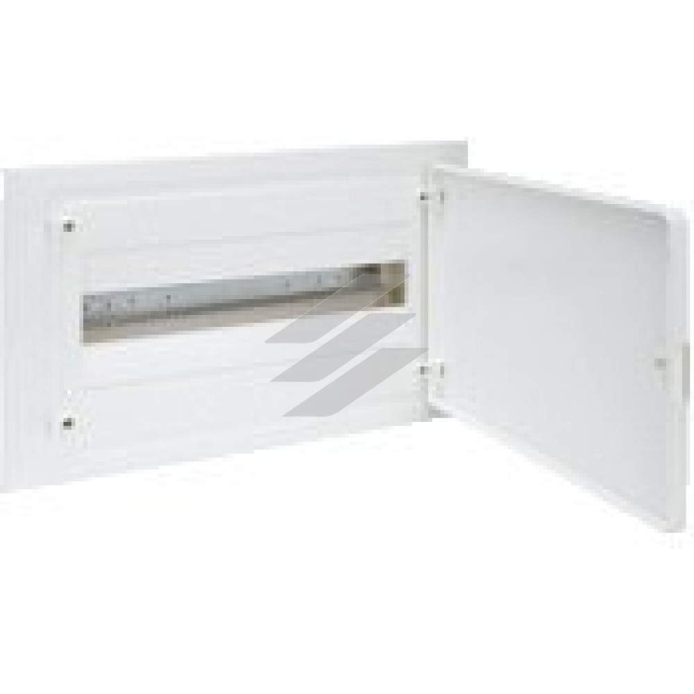 Щит прихованого монтажу, з білими дверцятами на 12 модулів (1х12), GOLF, Hager