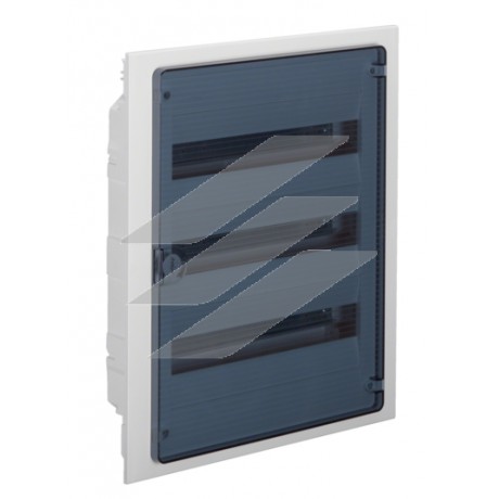 Щит прихованого монтажу, з прозорими дверцятами на 54 модулі (3х18), GOLF, Hager