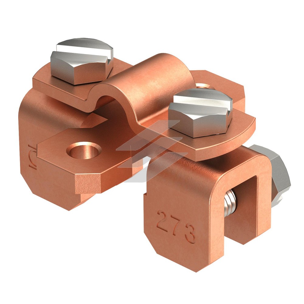 Фальцевий затискач тип: 273 CU мідь, OBO Bettermann