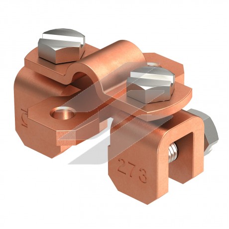 Фальцевий затискач тип: 273 CU мідь, OBO Bettermann