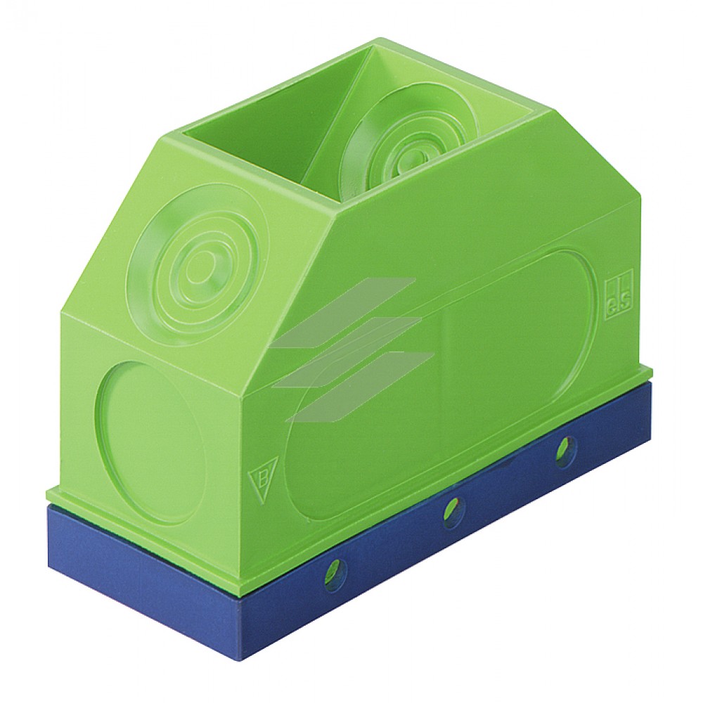 Стельова коробка U71DH65 з куполоподібною кришкою (71х71х62/64мм Ø60мм) та гачком (L=65, М5), Spelsberg