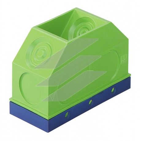 Стельова коробка U71DH65 з куполоподібною кришкою (71х71х62/64мм Ø60мм) та гачком (L=65, М5), Spelsberg