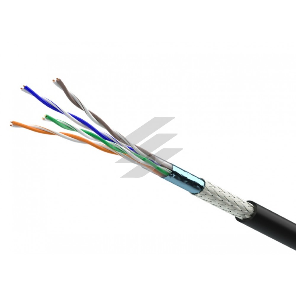 Кабель мережевий КППЕО-ВП (100) 4x2x0.51 (S-FTP-cat.5E), OK-Net