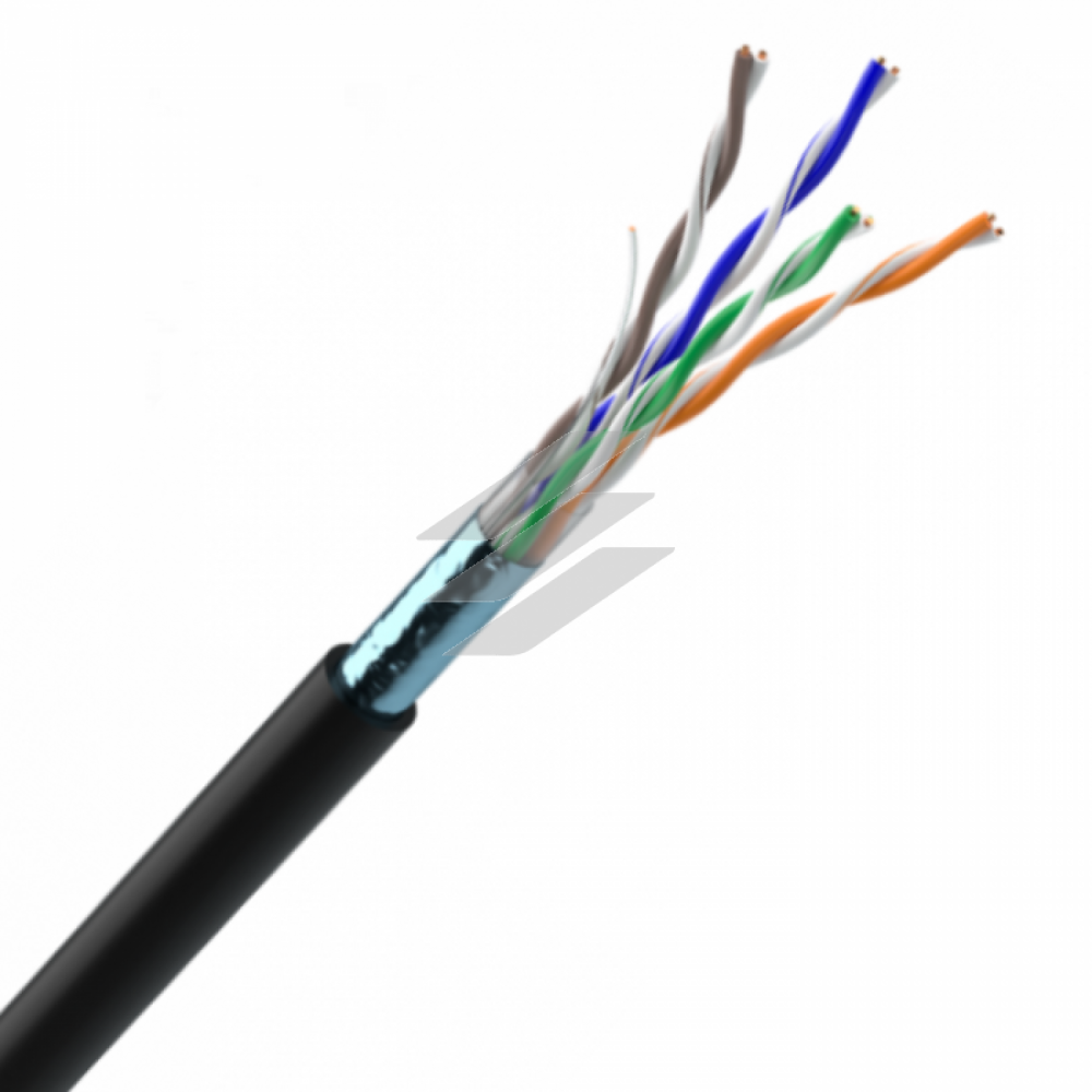 Кабель мережевий КППЕ-ВП (100) 4x2x0.51 (FTP-cat.5E), OK-Net