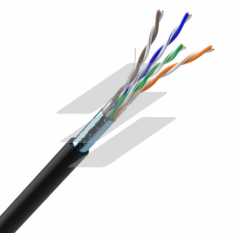 Кабель мережевий КППЕ-ВП (100) 4x2x0.51 (FTP-cat.5E), OK-Net