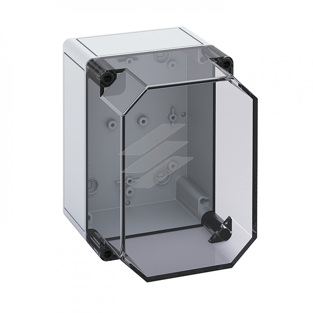 TK-коробка PC 1813-16-tm (180х130х165мм), стінки з метричними отворами, прозора кришка, полікарбонат, IP66, Spelsberg