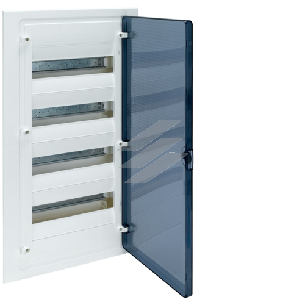 Щит прихованого монтажу, з прозорими дверцятами на 48 модулів (4х12), GOLF, Hager