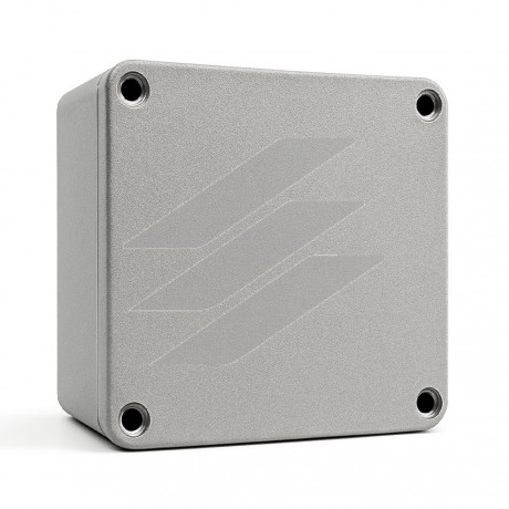 Коробка алюмінієва ревізійна 130х130х84мм, UNI, IP65 / 66, Stilma