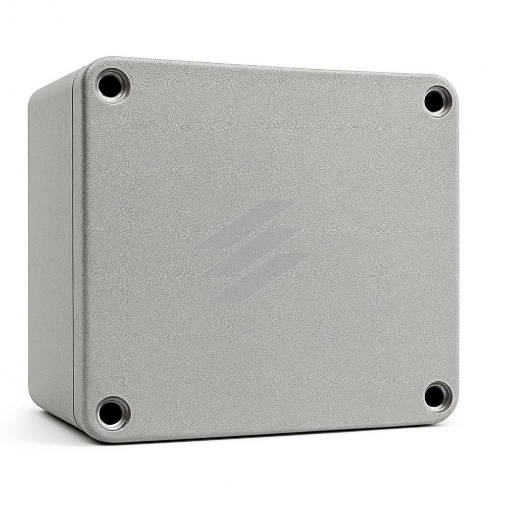 Коробка алюмінієва ревізійна 185х160х96мм, UNI, IP65 / 66, Stilma