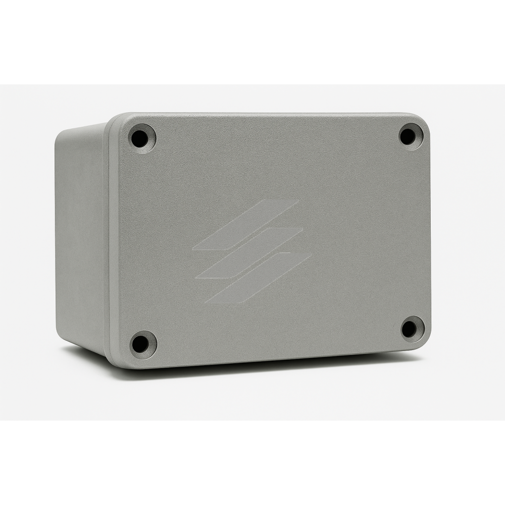 Коробка алюмінієва ревізійна 120х73х75мм, UNI, IP65 / 66, Stilma