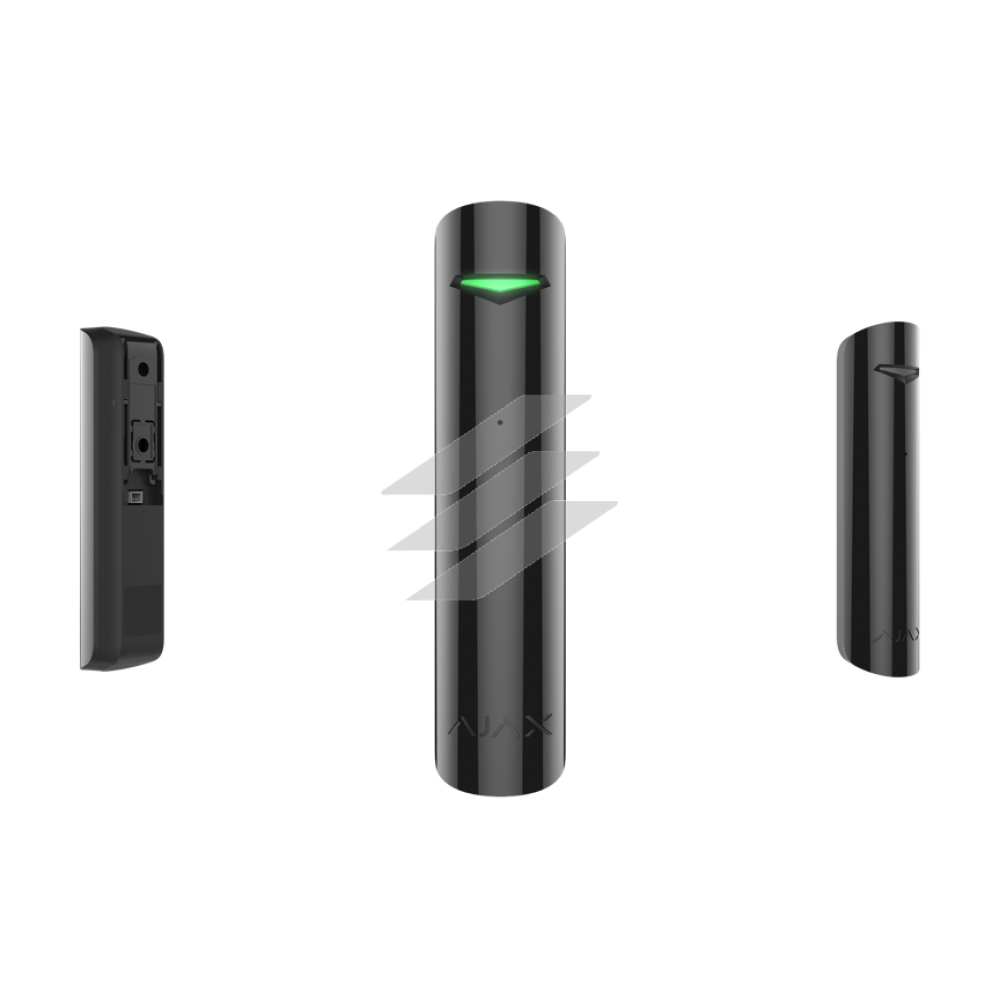 GlassProtect -  Бездротовий датчик розбиття скла, чорний, AJAX