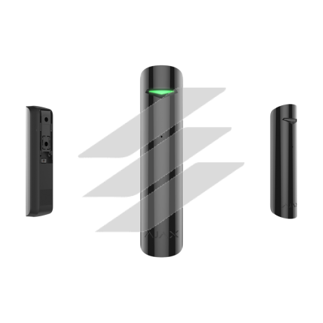 GlassProtect -  Бездротовий датчик розбиття скла, чорний, AJAX