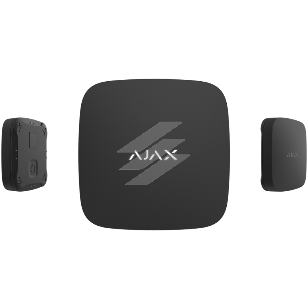 LeaksProtect - Бездротовий датчик витоку води, чорний, AJAX