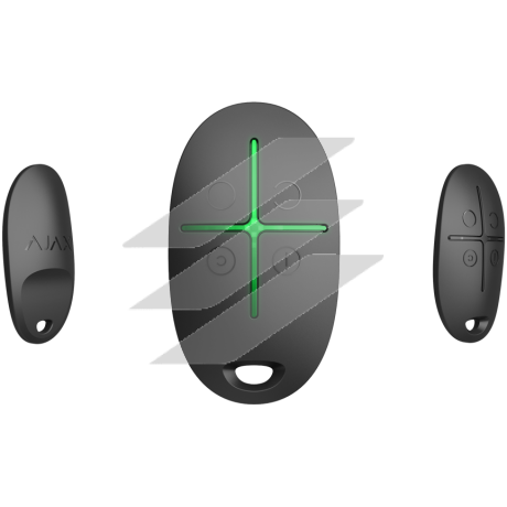 SpaceControl - Брелок для керування режимами охорони, чорний, AJAX