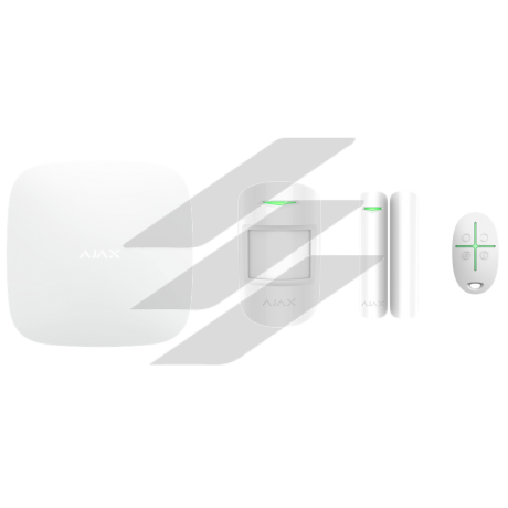 StarterKit Plus - Просунутий стартовий комплект системи безпеки, білий, AJAX