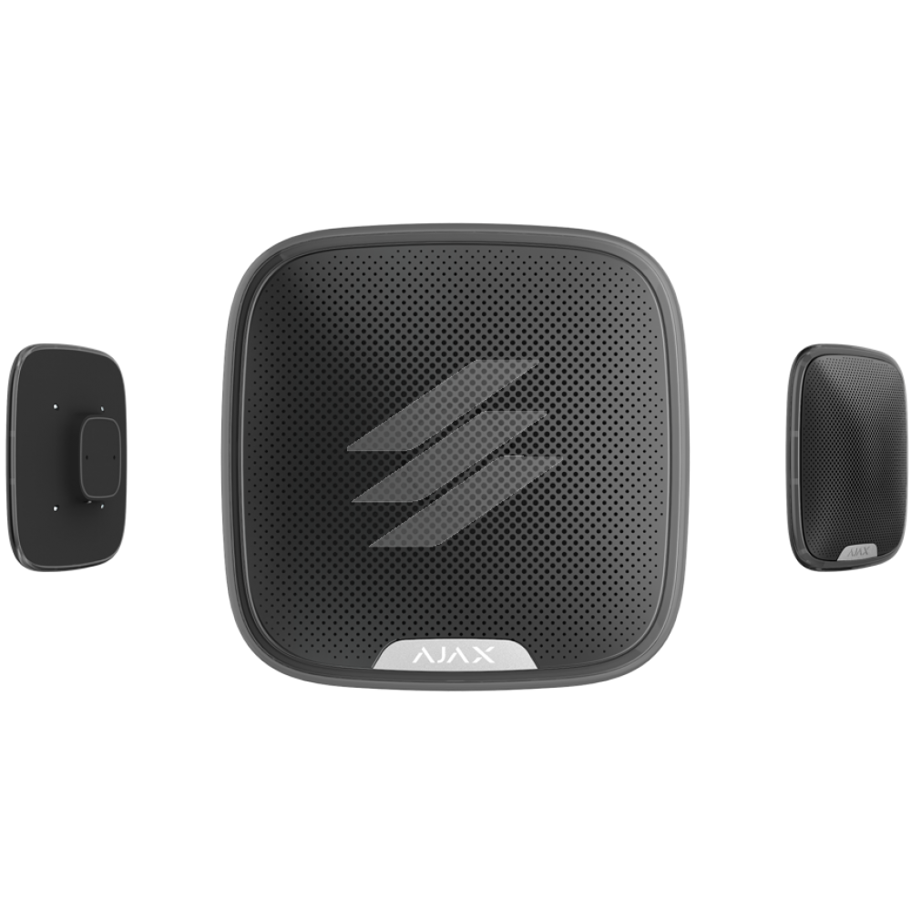 StreetSiren - Бездротова вулична сирена, чорний, AJAX