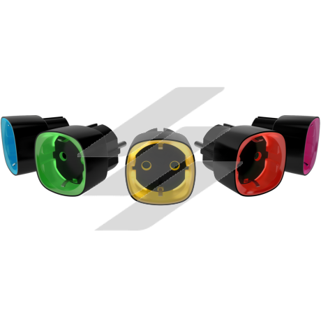 Socket - Радіокерована розумна розетка з лічильником енергоспоживання, чорний, AJAX