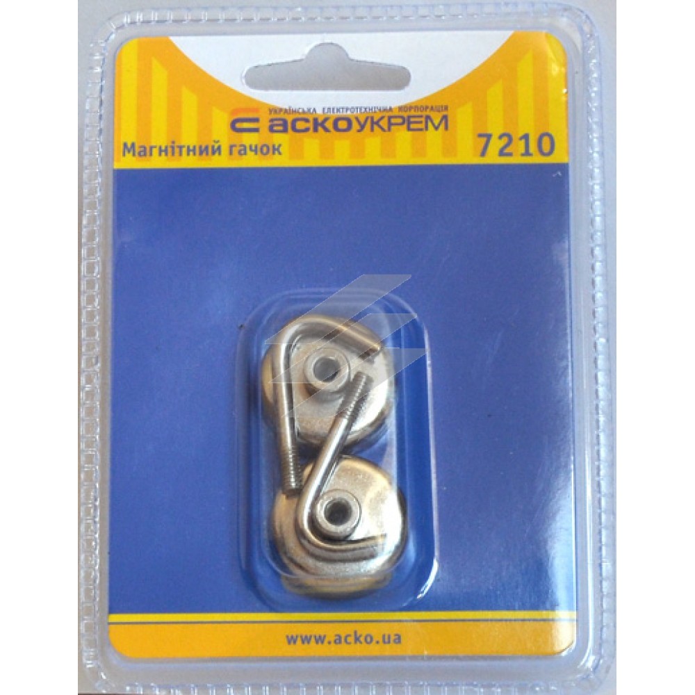 7210 магнітний крючок, 2.5 см (2шт), A0200020053, Аско-Укрем