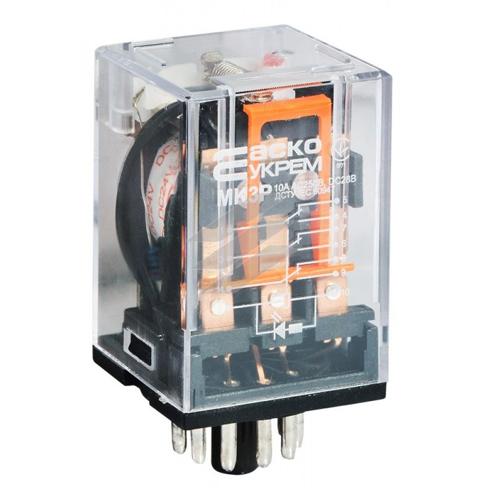 Реле МK3P (DC 24 V), Аско-Укрем
