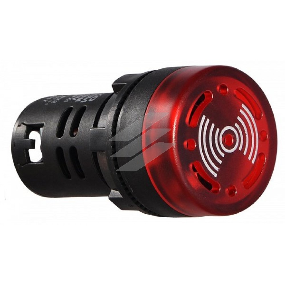 Зумер AD22-22 BM/r блимаючий червоний 220V АC, Аско-Укрем