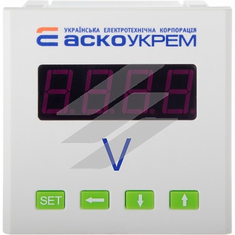 AС Вольтметр 600В цифровий 72х72 (ЦВ-7), Аско-Укрем