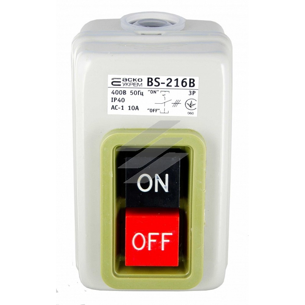 Кнопковий вимикач-роз'єднувач, Аско-Укрем BS-216B