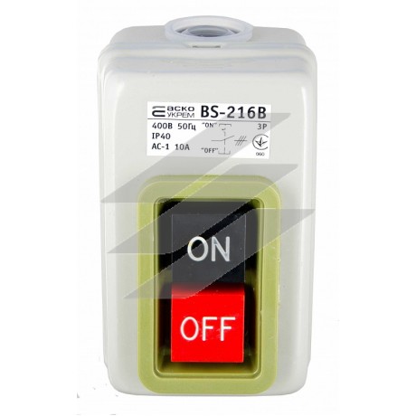 Кнопковий вимикач-роз'єднувач, Аско-Укрем BS-216B