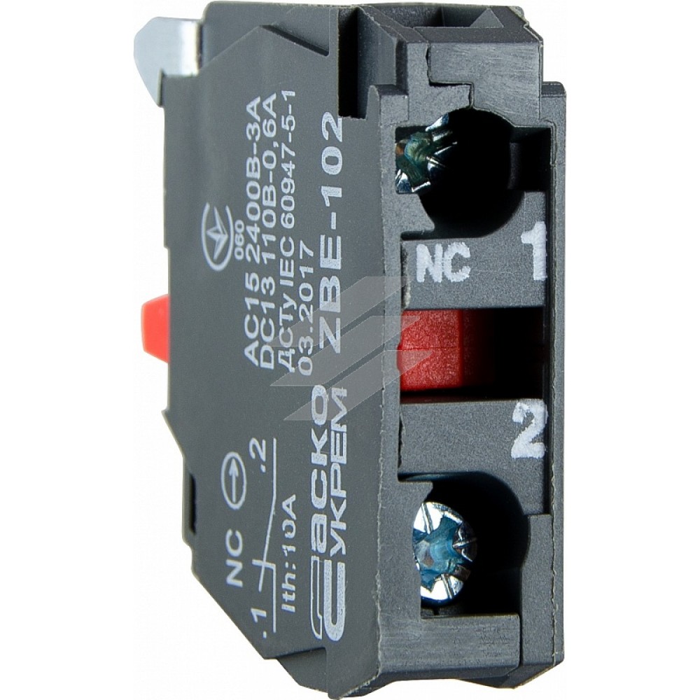 Контакт ZBE-102 N/C для постів XAL-D, Аско-Укрем