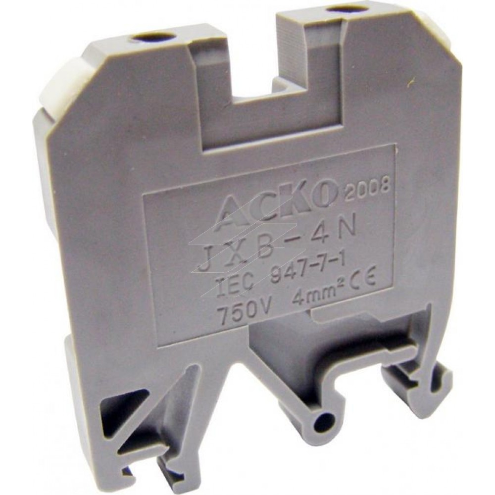 Клемник JXB 4/35 сірий, АсКо Клемник JXB 4/35 сірий, АсКо