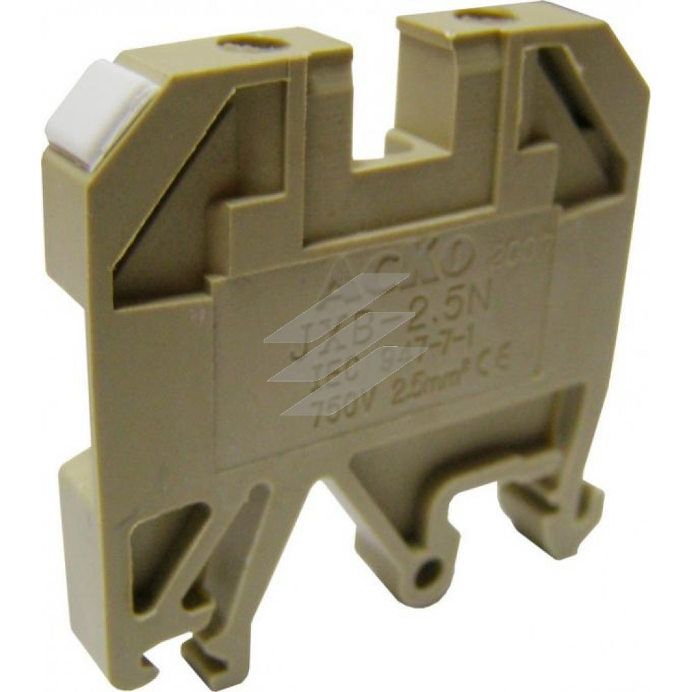 Клемник JXB 2,5/35 жовтий, АсКо Клемник JXB 2,5/35 жовтий, АсКо