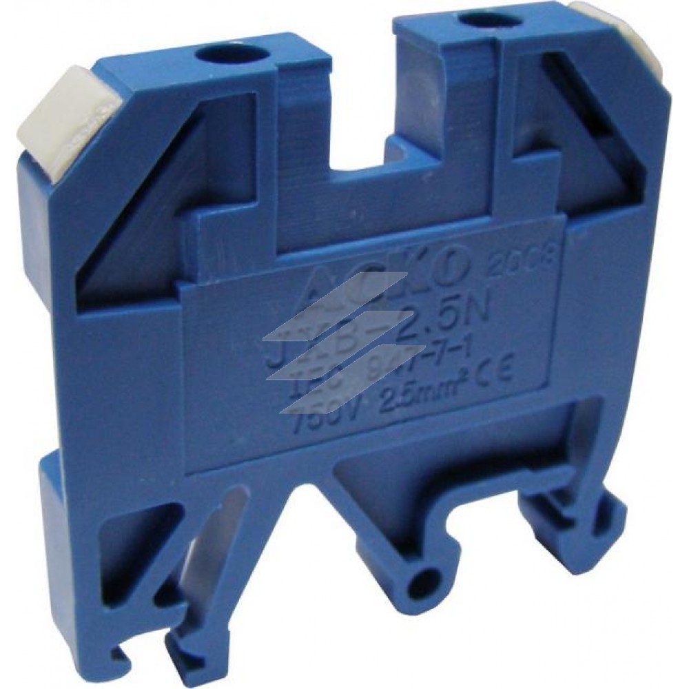 Клемник JXB 2.5/35 синій, Аско-Укрем