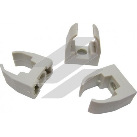 SCP-16 кліпса до труби 16 без дюбеля (упак 100шт), Аско-Укрем