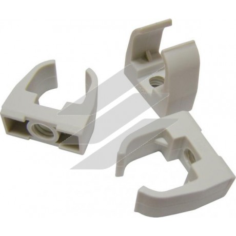 SCP-20 кліпса до труби 20 без дюбеля (упак 100шт), Аско-Укрем