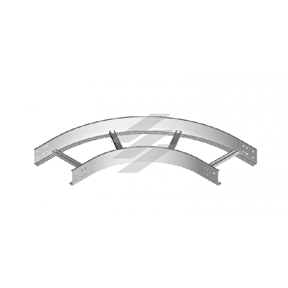 Дуга 90° LDP 400x100, товщина 1.5мм, BAKS Дуга 90° LDP 400x100, товщина 1.5мм, BAKS