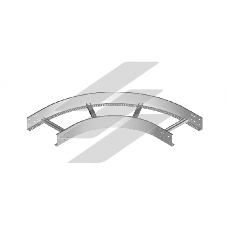 Дуга 90° LDP 400x100, товщина 1.5мм, BAKS