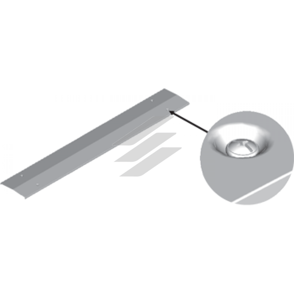 Кришка дротяного лотку із замком PZDDC 400мм, L=3000мм, BAKS