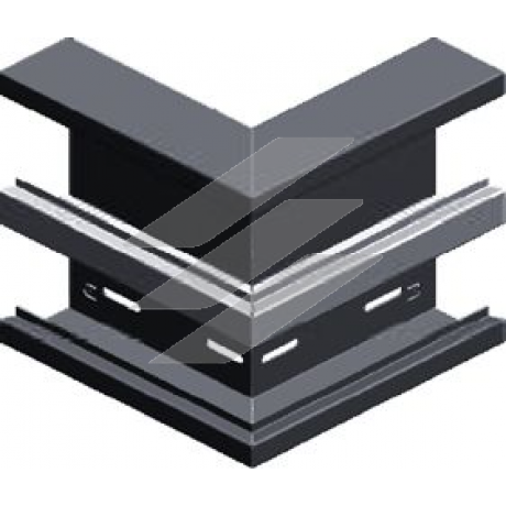Двухсекционный Наружный угол (лакированный) KZKSd 215x68, BAKS