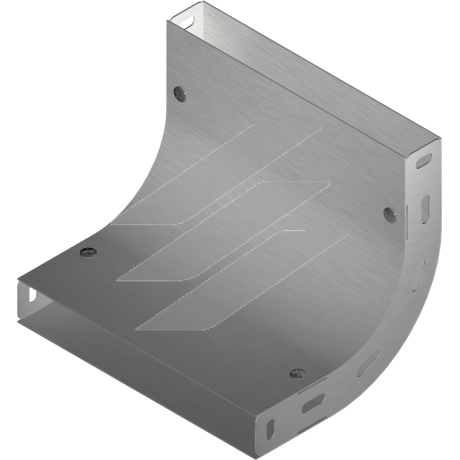 Дуга 90° LUJ 50x30, товщина 1.0мм, BAKS