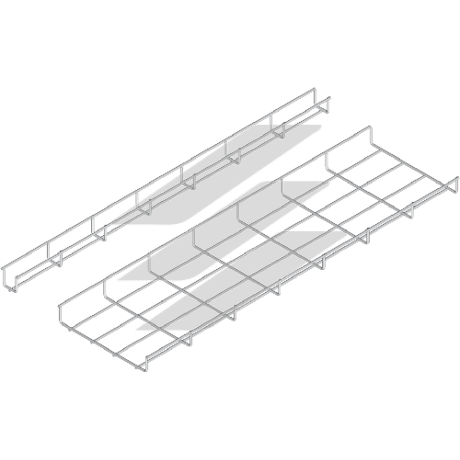 Дротяний кабельний лоток H30 KDS 300x35, L=3000мм, BAKS