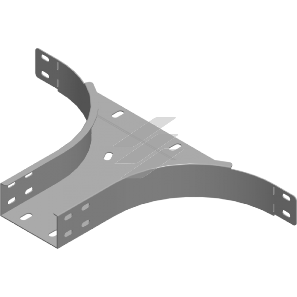 Приставний трійник TKZDC 200x50, товщина 2.0мм, BAKS
