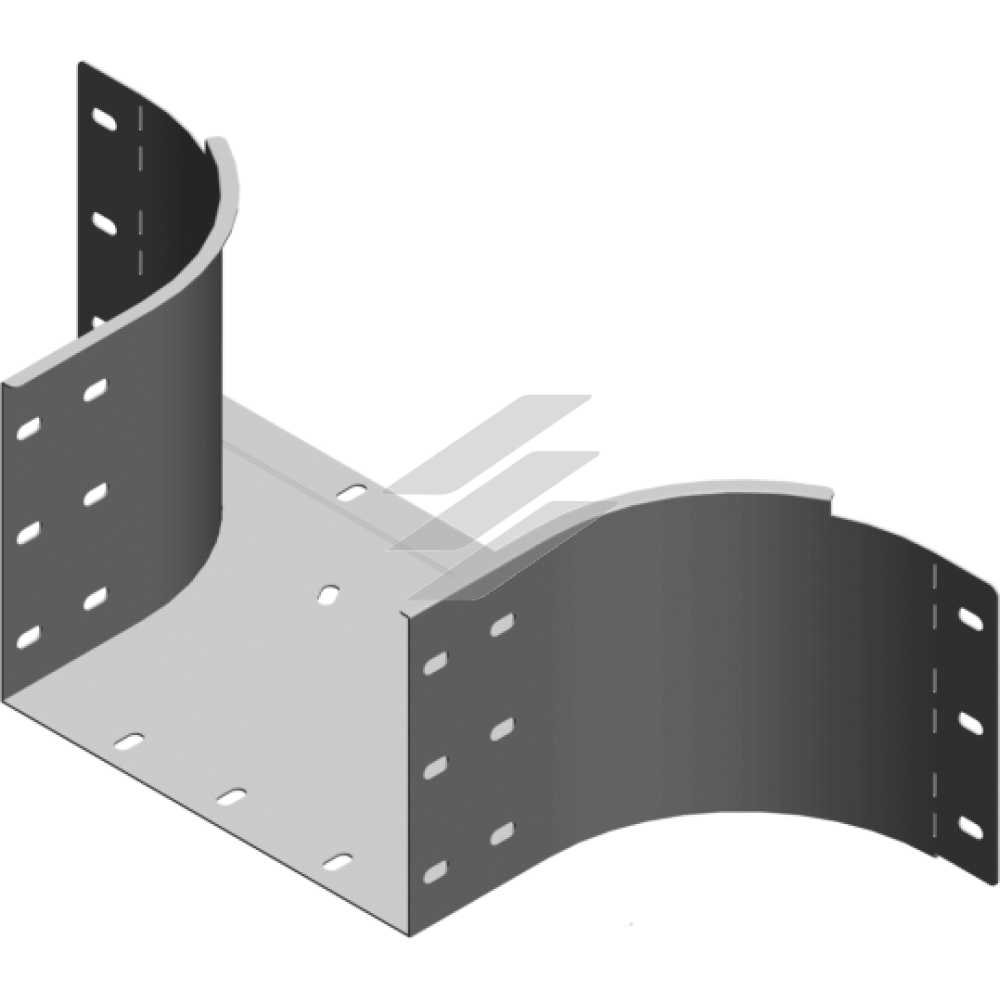 Приставний трійник TKZDC 400x200, товщина 2.0мм, BAKS