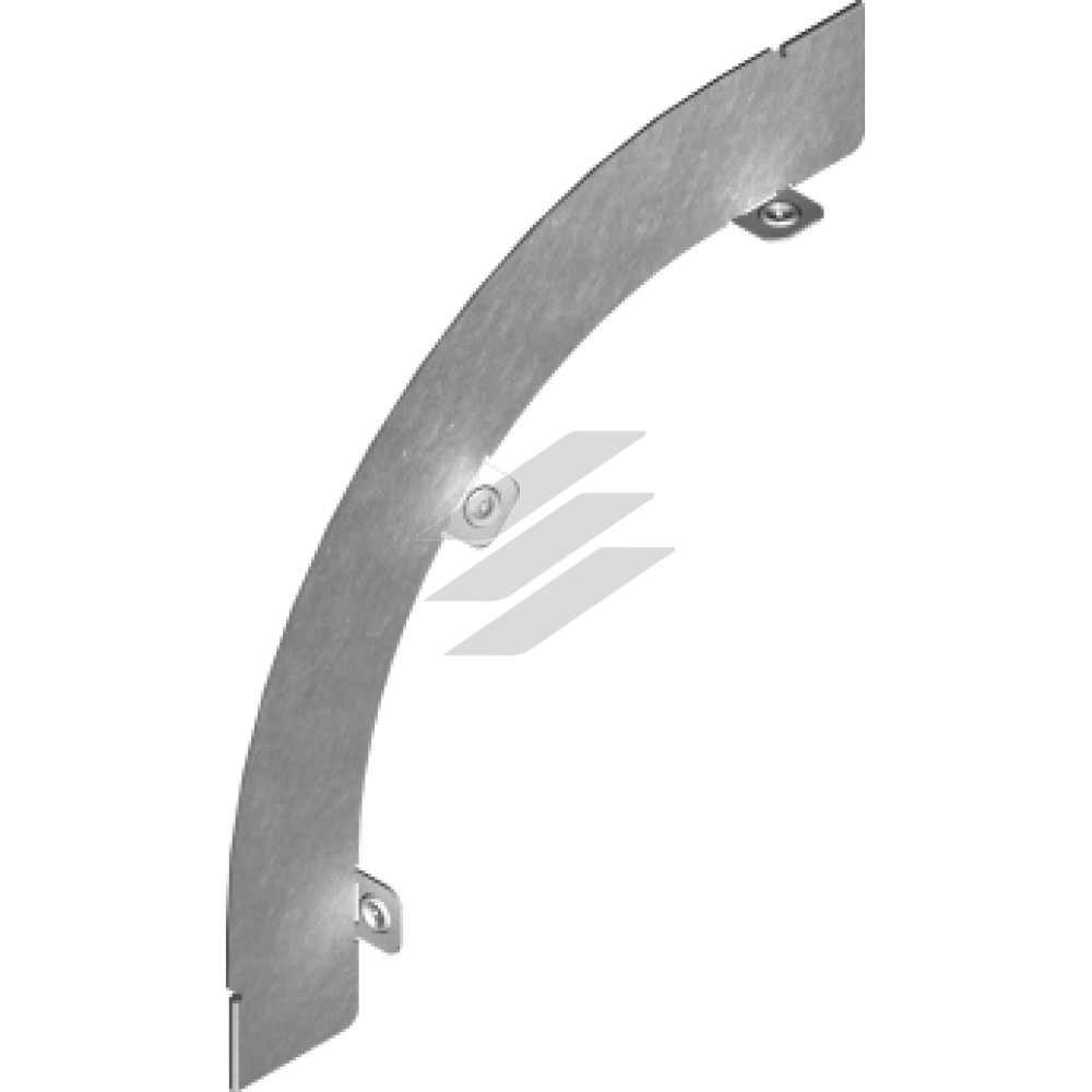 Перегородка дуги зовнішня 45° PLMPZ 80мм, BAKS