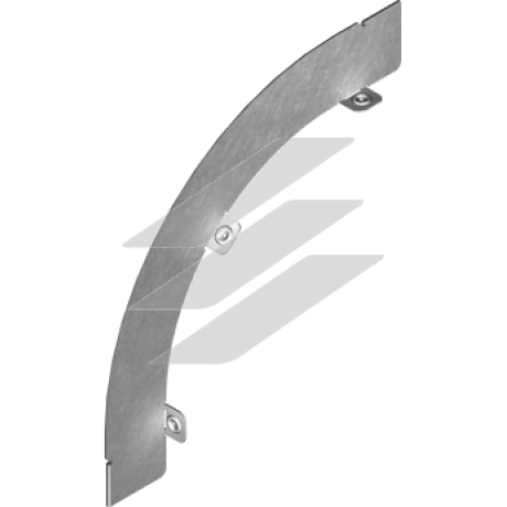 Перегородка дуги зовнішня 45° PLMPZ 80мм, BAKS