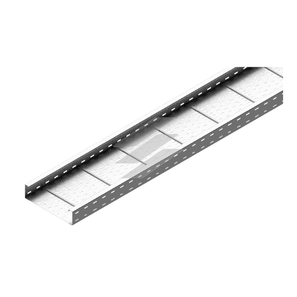 Кабельний лоток KSC 400x100, товщина 2.0мм, L=6000мм, BAKS