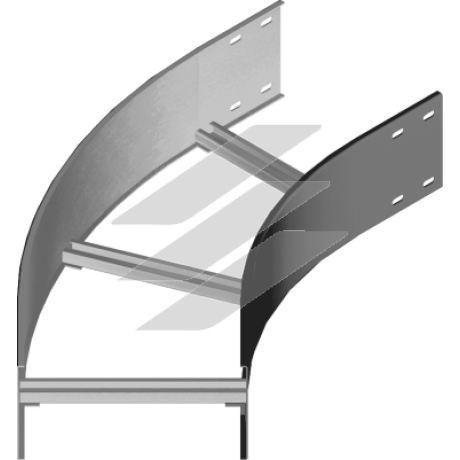 Кут 45° LDSMT 200x150, BAKS