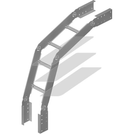 Шарнирная дуга LLDST 400x150, BAKS